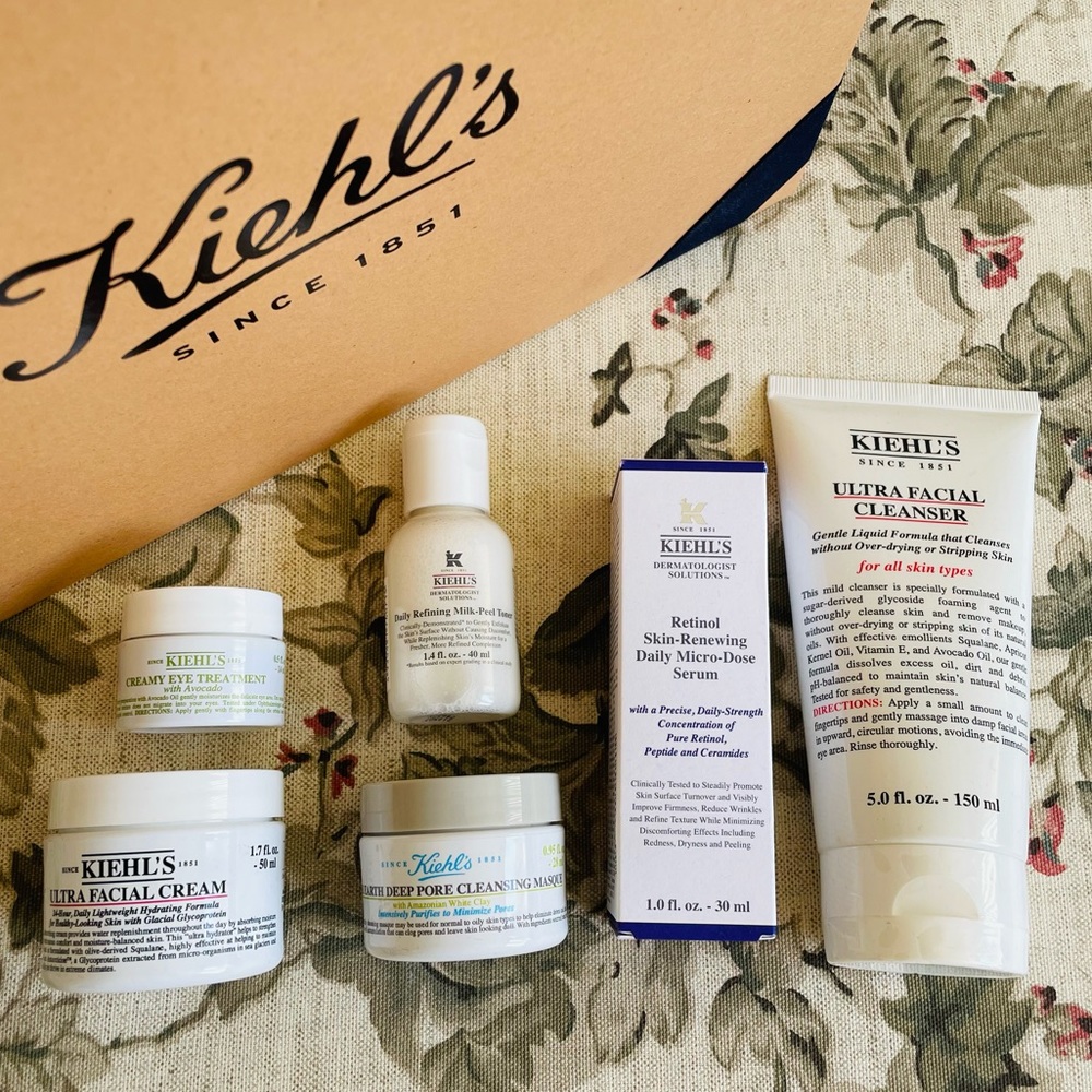 Kiehl’s Skin Care Products (Set of 6) worth over $200